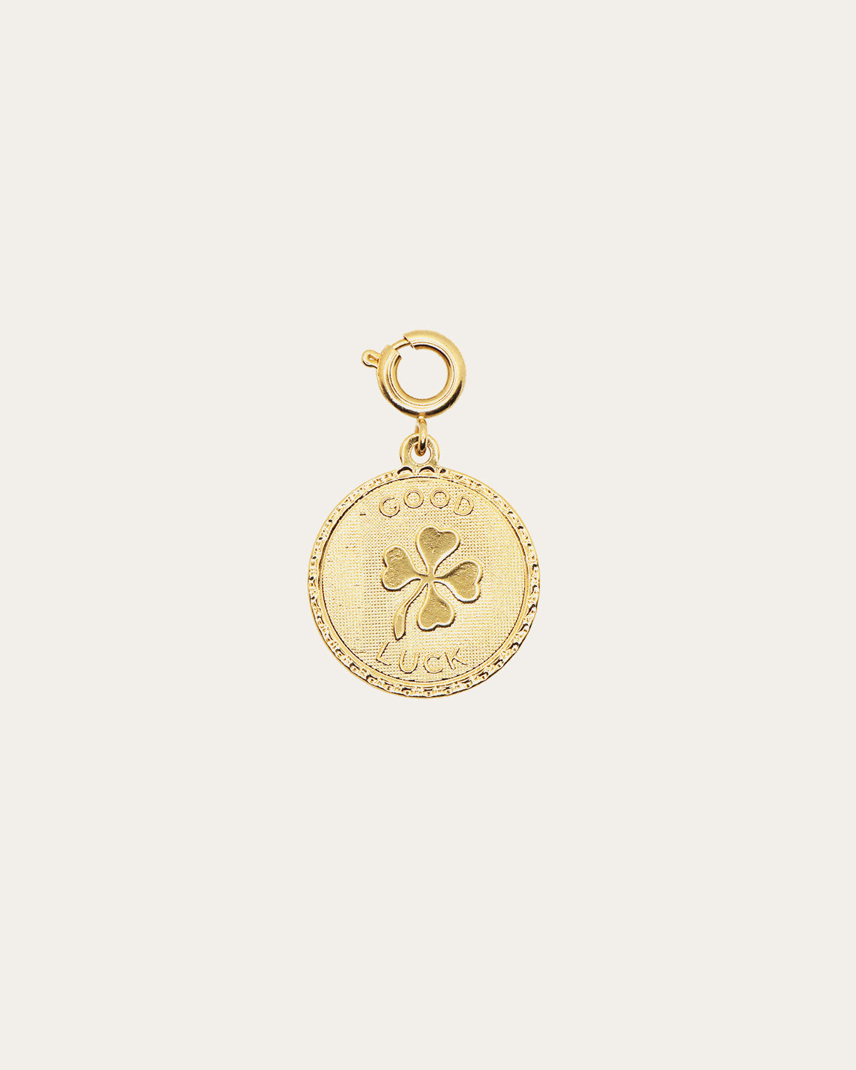 14金 グッドラックチャームGood Luck Charm 縦2.7cm幅1.8 - アクセサリー