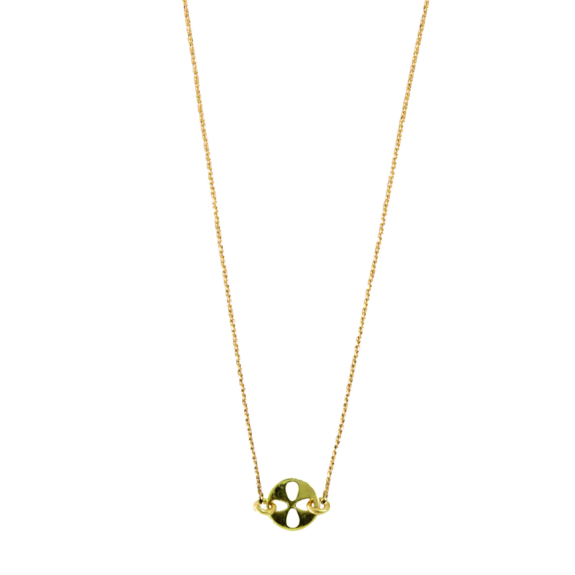 Collier Discrete Fleur ajouré