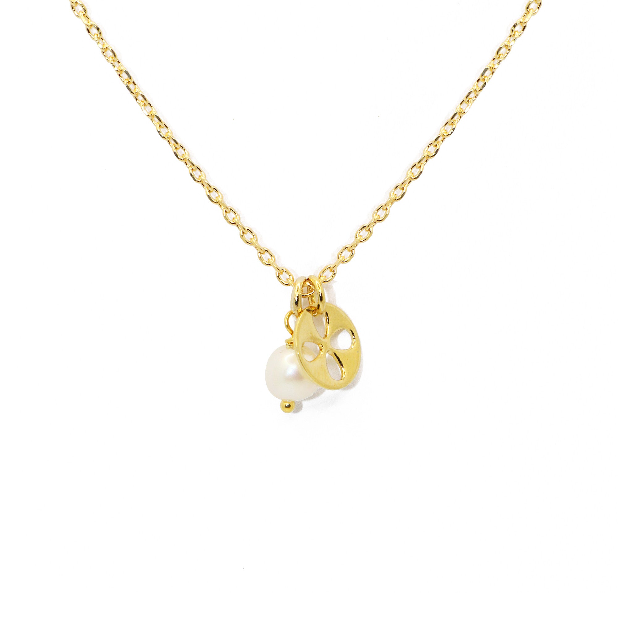 Openwork Flower Lylo Necklace